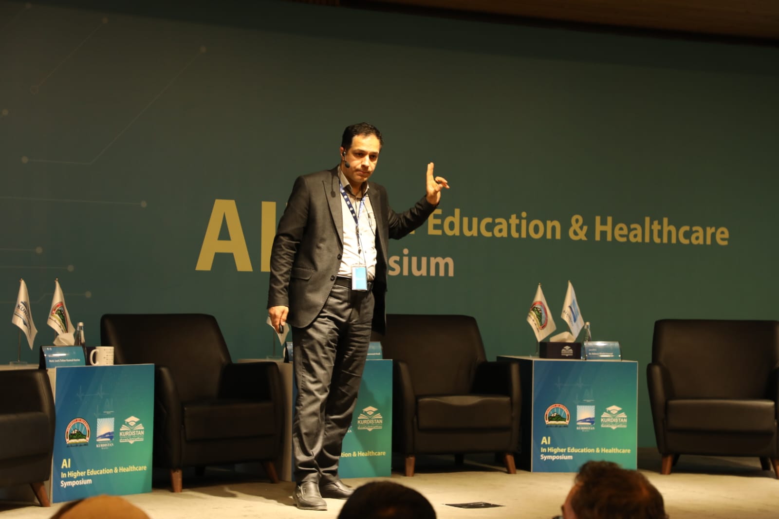Engaging with students and faculty during the presentation